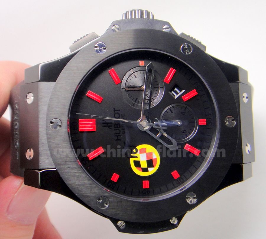 NEW HUBLOT BIG BANG "RED-DEVIL BANG" - ALL BLACK